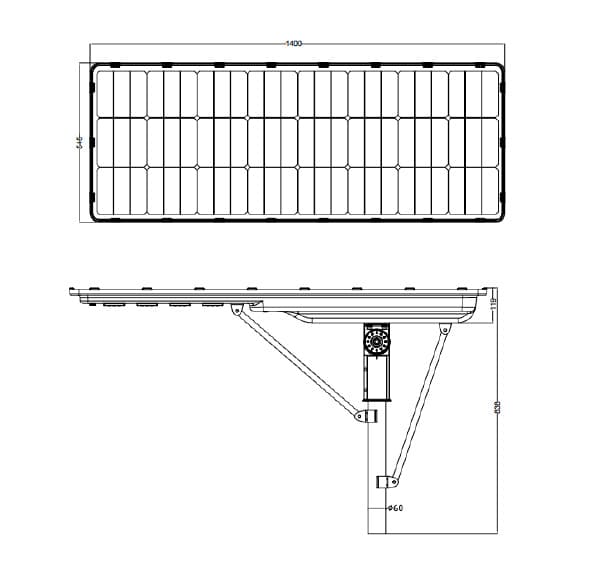 Solar LED Light ZQL-S717 120W-img-2